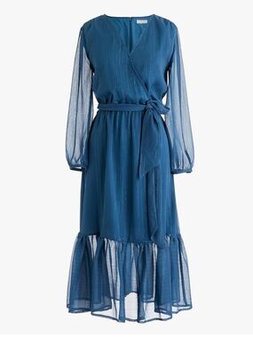 J. Crew point sur midi dress size 14